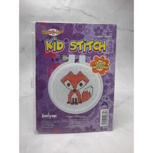 Janlynn Kid Stitch Counted Cross Stitch Kit Fox 021-1755 Beginner